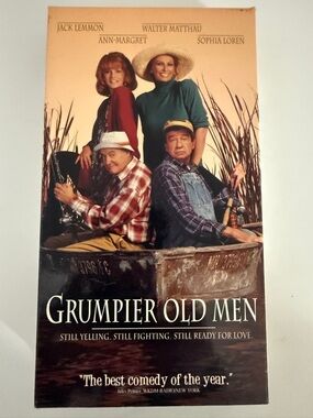 Grumpier Old Men VHS (1995) Jack Lemmon Walter Matthau Comedy Warner Bros